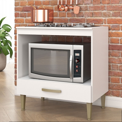 Balcão para forno com 1 gaveta