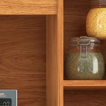 Estructura, puertas y cajones en 12mm