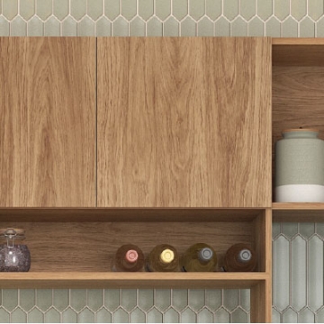 Caja en 12mm y frontales en 15mm.