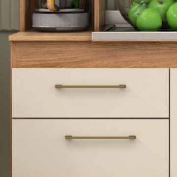 1 cajón con guías telescópicas de 35cm.