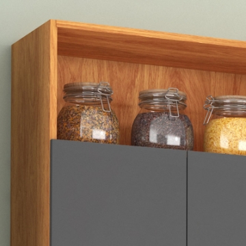 Caja de 12 mm y frentes de 15 mm.