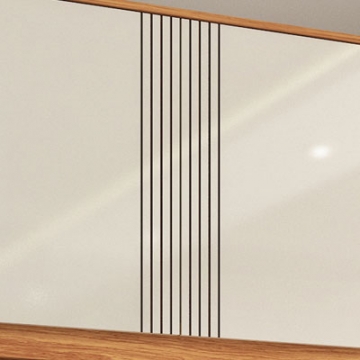 6 puertas, las superiores con ranuras.